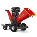 8 inch ZONSEN E-Start 1000cc 35hp Gas Powered 4 - Wheel Drum Wood Chipper with Taillight ,