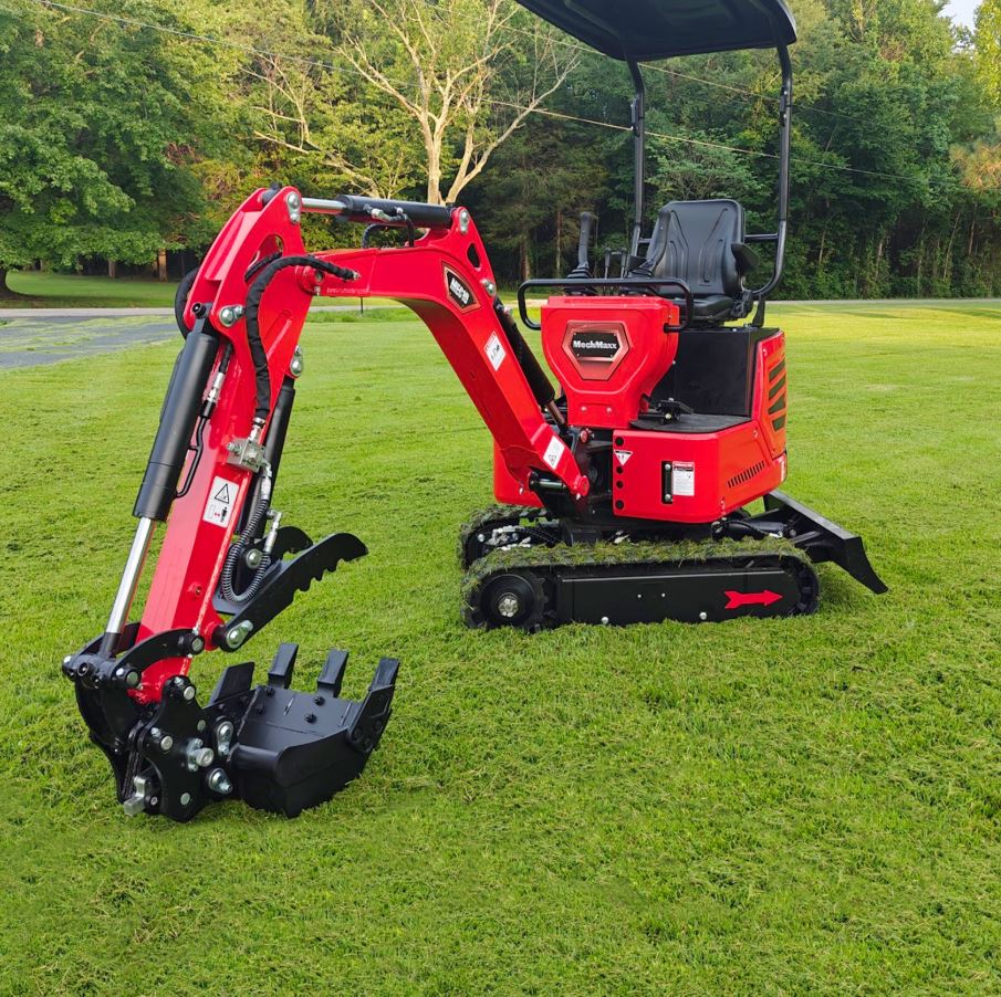 the Mini Compact Excavator HONDA GX390 Engine, 65.7″ Max. Digging Depth, 2280 LBS Operating Weight
